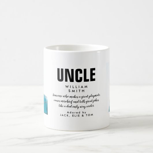Mug Oncle Citation Cool moderne Photo  (Centre)