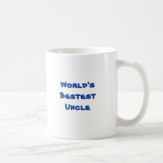 Mug Oncle de Bestest du monde (Droite)
