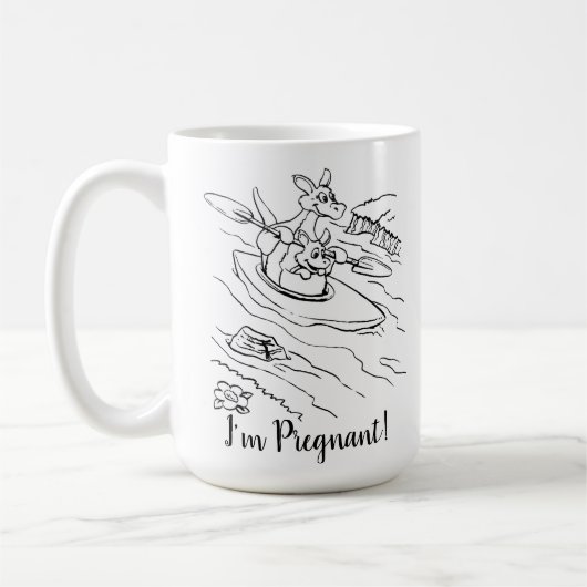 Mug Oncle de Faire-part de grossesse drôle (Gauche)