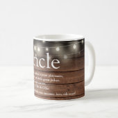 Mug Oncle de la définition Éclairage de chaîne Bois ru (Devant droit)