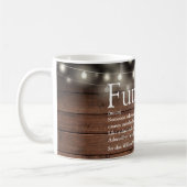 Mug Oncle de la définition Éclairage de chaîne Bois ru (Gauche)