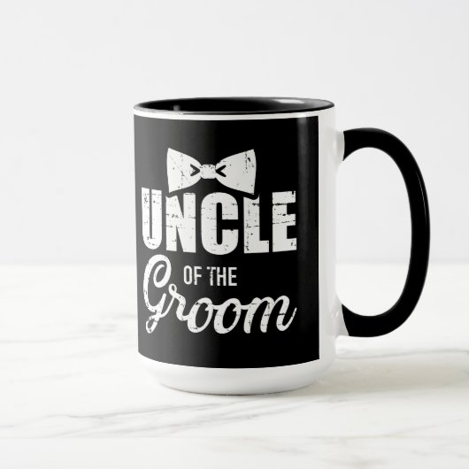 Mug Oncle du marié pour mariage (Droite)