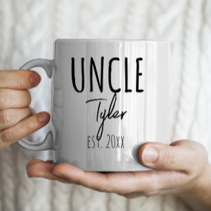Mug Oncle & Est Personnalisé. Année