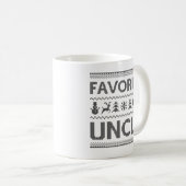 Mug Oncle favori (Devant droit)