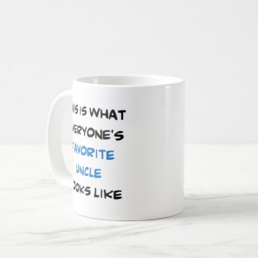 Mug oncle, favori (Devant gauche)