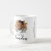 Mug Oncle photo personnalisé (Devant gauche)