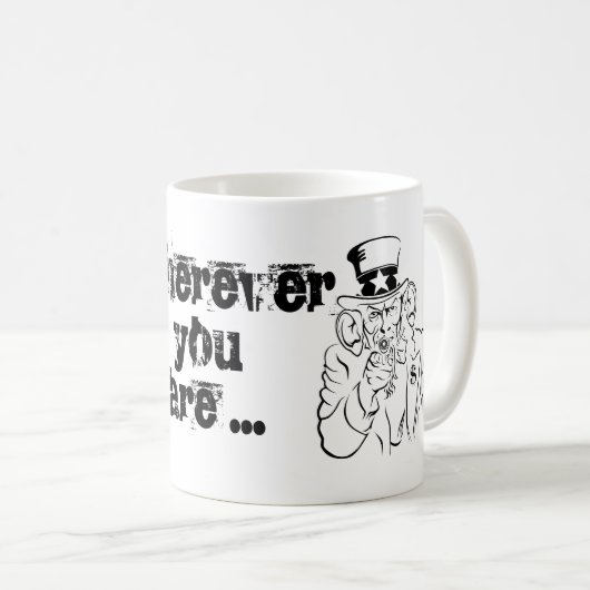 Mug Oncle Sam (Devant droit)