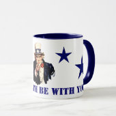 Mug Oncle Sam 4 juillet (Devant droit)