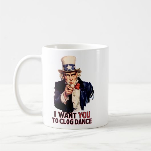 Mug Oncle Sam Clogging danse (Gauche)