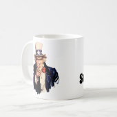 Mug Oncle Sam dit Pas de sollicitation (Devant gauche)