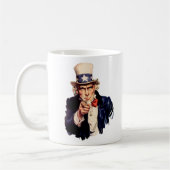Mug Oncle Sam dit Pas de sollicitation (Gauche)