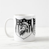 Mug Oncle Sam et drapeau américain patriotiques vintag (Gauche)
