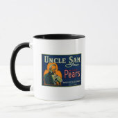 Mug Oncle Sam Pear Crate LabelWapato, WA (Gauche)