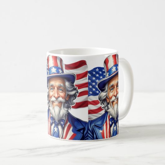Mug Oncle Sam USA (Devant droit)