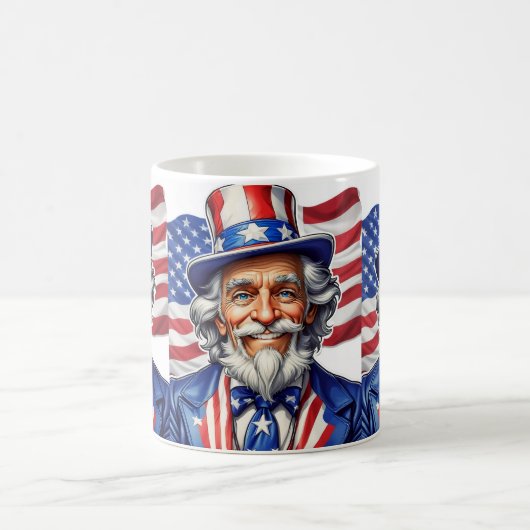 Mug Oncle Sam USA (Centre)