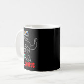 Mug Oncle T Rex Dinosaure Autisme Sensibilisation Oncl (Devant gauche)