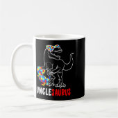 Mug Oncle T Rex Dinosaure Autisme Sensibilisation Oncl (Gauche)