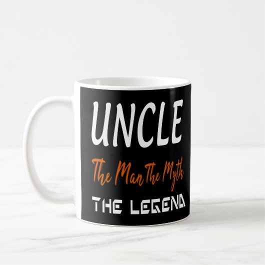 Mug Oncle The Man The Myth l'oncle drôle Gift de (Gauche)