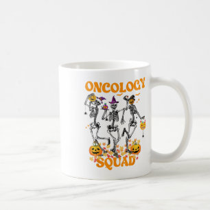 Mug Oncology Squad Skeleton Citrouille Fall Leçons Éff