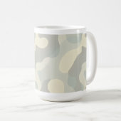 Mug Ondes abstraites molles Mug, 15 oz (Devant droit)