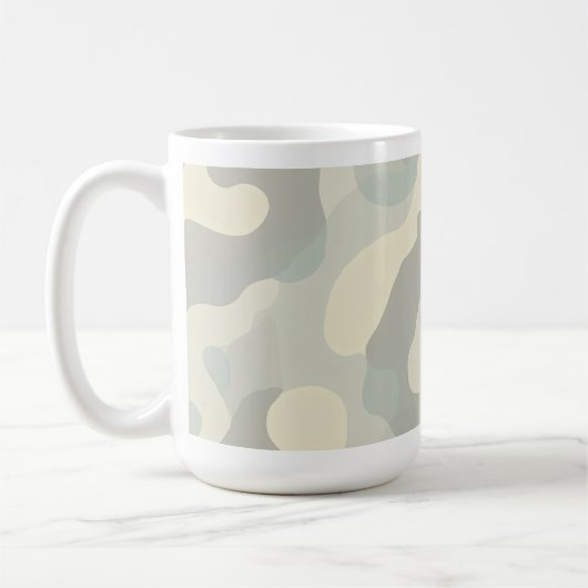 Mug Ondes abstraites molles Mug, 15 oz (Gauche)