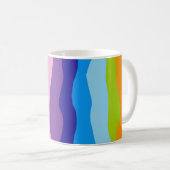 Mug Ondes colorées (Devant droit)