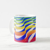 Mug Ondes colorées (Devant gauche)