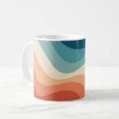 Mug Ondes de style rétro (Devant gauche)