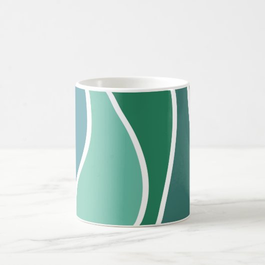 Mug Ondes océaniques colorées (Centre)