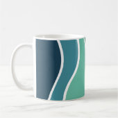 Mug Ondes océaniques colorées (Gauche)