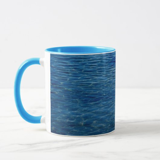 Mug Ondes océaniques simples (Gauche)