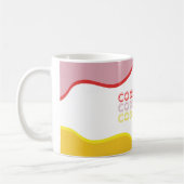 Mug Ondes rétro 'Mama Cool' aux couleurs vives (Gauche)