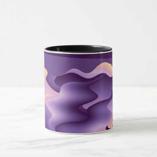 Mug Ondes violettes (Centre)