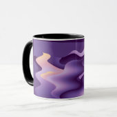 Mug Ondes violettes (Devant gauche)