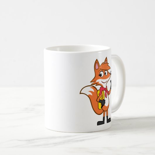 Mug Ondulation de Fox de Rick | Scarlett de garde (Devant droit)
