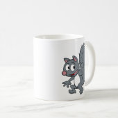 Mug Ondulation grise d'écureuil de Rick | de garde (Devant droit)