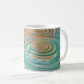 Mug Ondulations de Tranquillité Harmonie d'Eau Abstrai (Devant droit)
