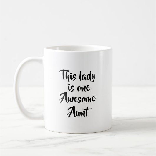 Mug One Awesome Aunt Funny (Gauche)