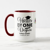 Mug One Degree Hotter Script Photo Graduation (Gauche)