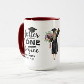Mug One Degree Hotter Script Photo Graduation (Devant gauche)