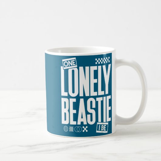 Mug One Lonely Ie I Be Funny Quote Sarcastic Retro Hum (Droite)