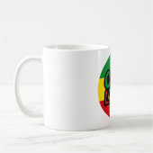 Mug One Love, Reggae design avec des couleurs reggae (Gauche)