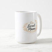 Mug One Loved Mama Soft Floral Mother Quote (Devant droit)