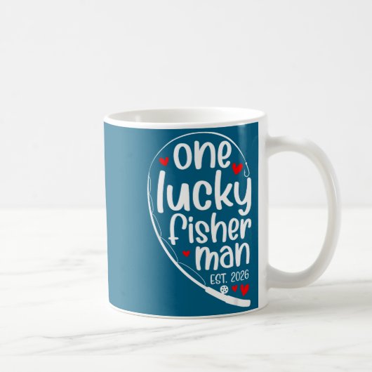 Mug One Lucky Fisher Man 2026 Heart Valentine Matching (Droite)