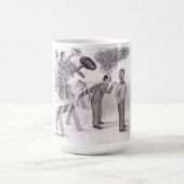 Mug One Man Angry Pointing a Finger at Another Man Sta (Centre)