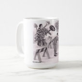 Mug One Man Angry Pointing a Finger at Another Man Sta (Devant gauche)