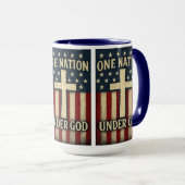 Mug One Nation Under God (Devant droit)