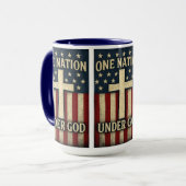 Mug One Nation Under God (Devant gauche)
