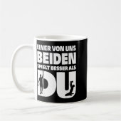 Mug One Of Us Both Plays Better Than You Table Tennis  (Gauche)