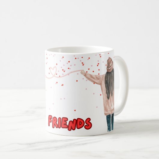 Mug “One thread. One heart. Forever connected.” (Devant droit)